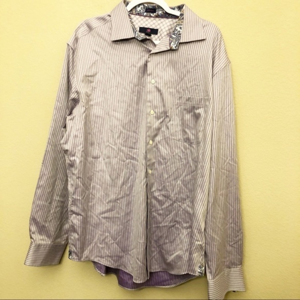 Egara light purple button down
